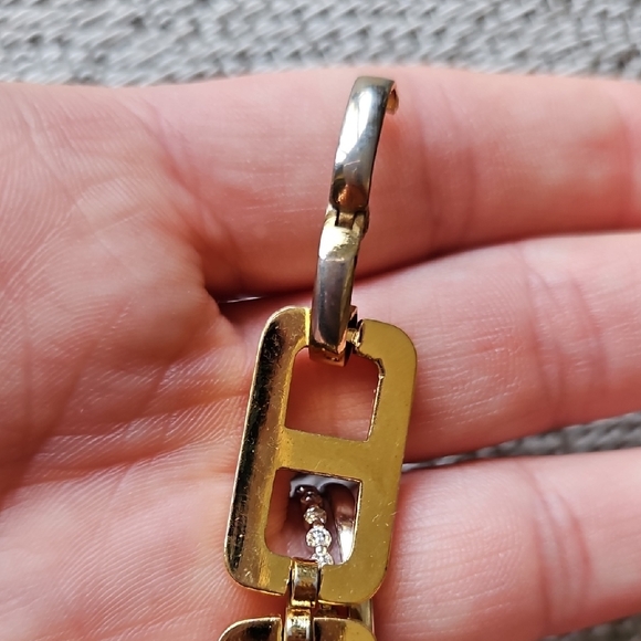 Christian Dior Vintage CD 18k Gold Plated Bracelet - Picture 9 of 10